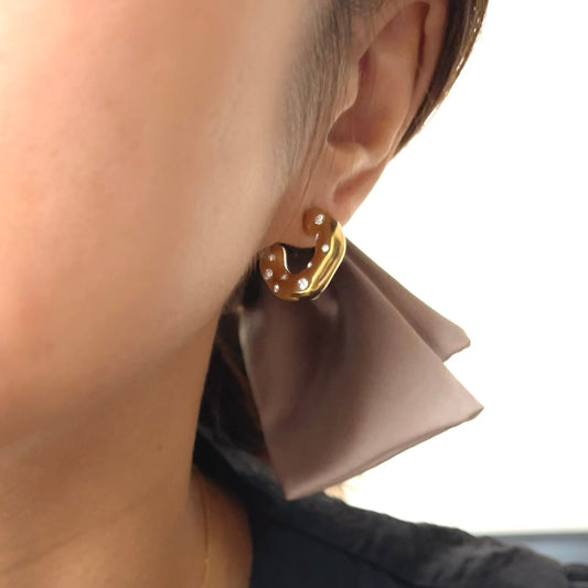 Diamond in the Rough Earrings