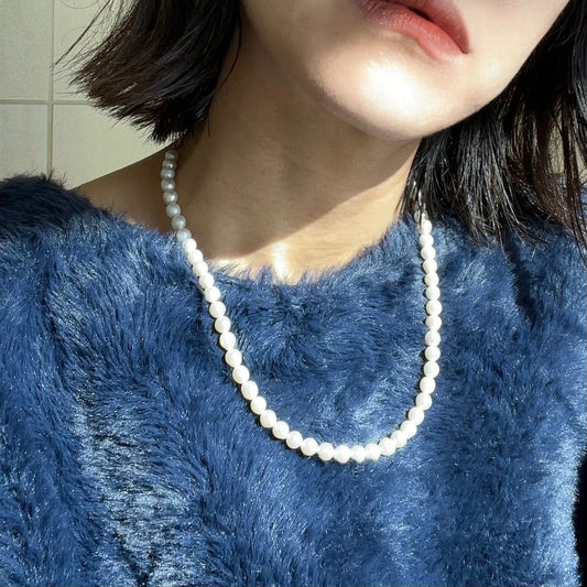 -New- Daily Pearl Necklace -Medium-
