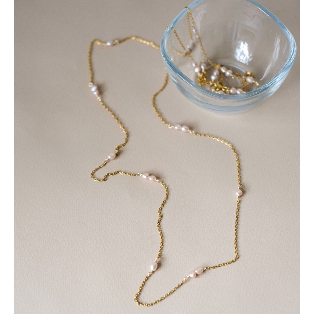 Multi Way Pearl  Necklace