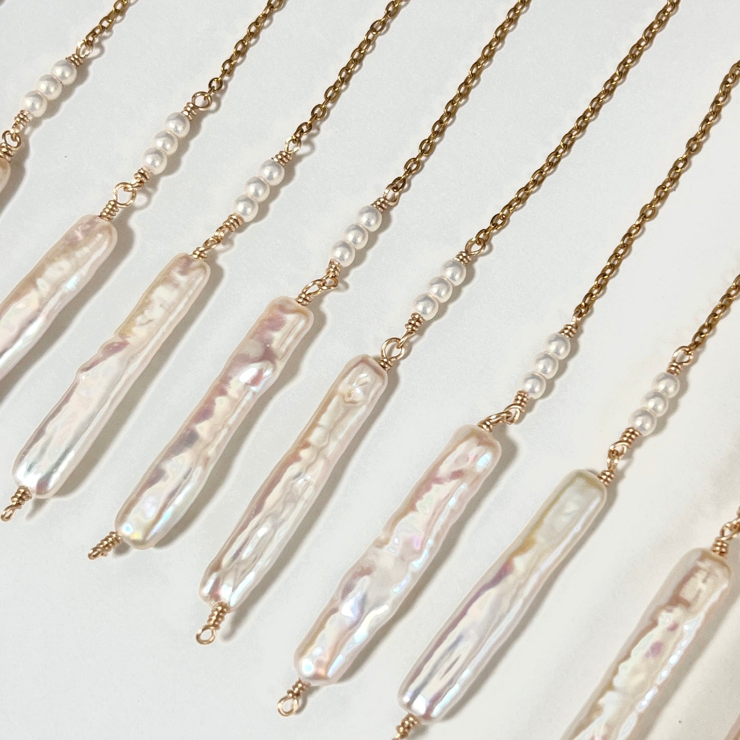 Stick Pearl Pierces ／ Earrings (Clip-on)