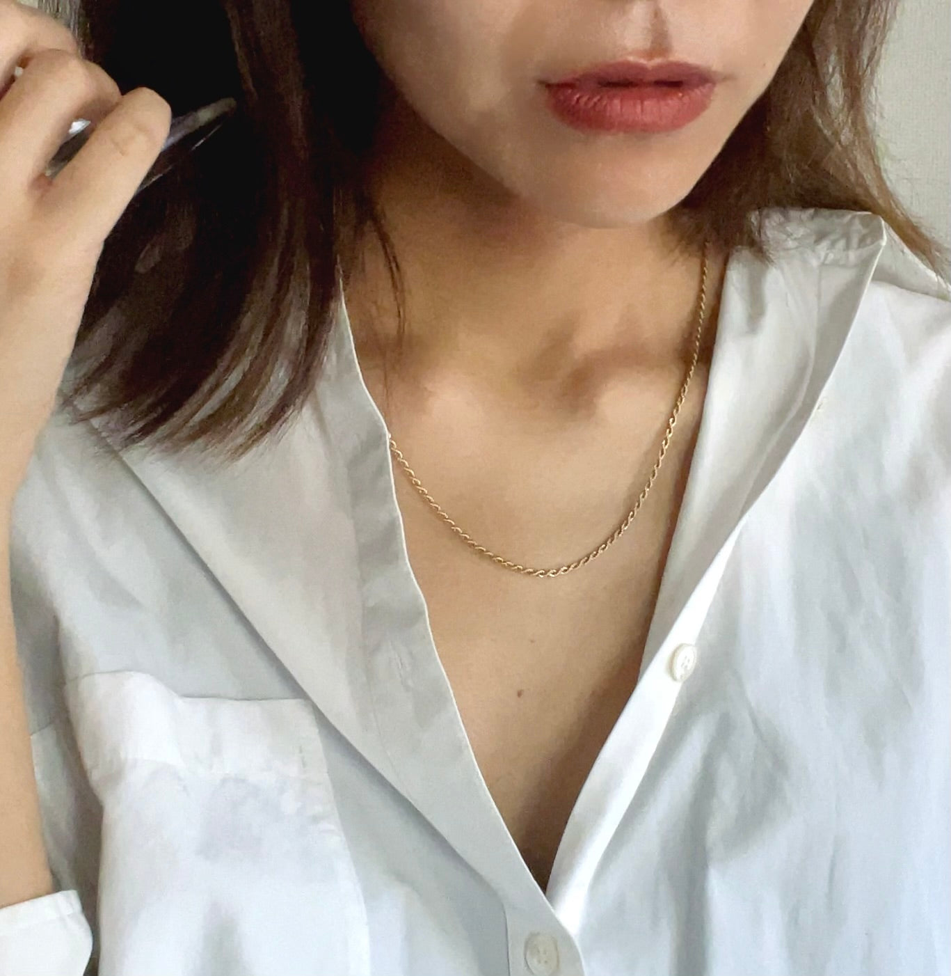 Petit Twist Necklace -Long-