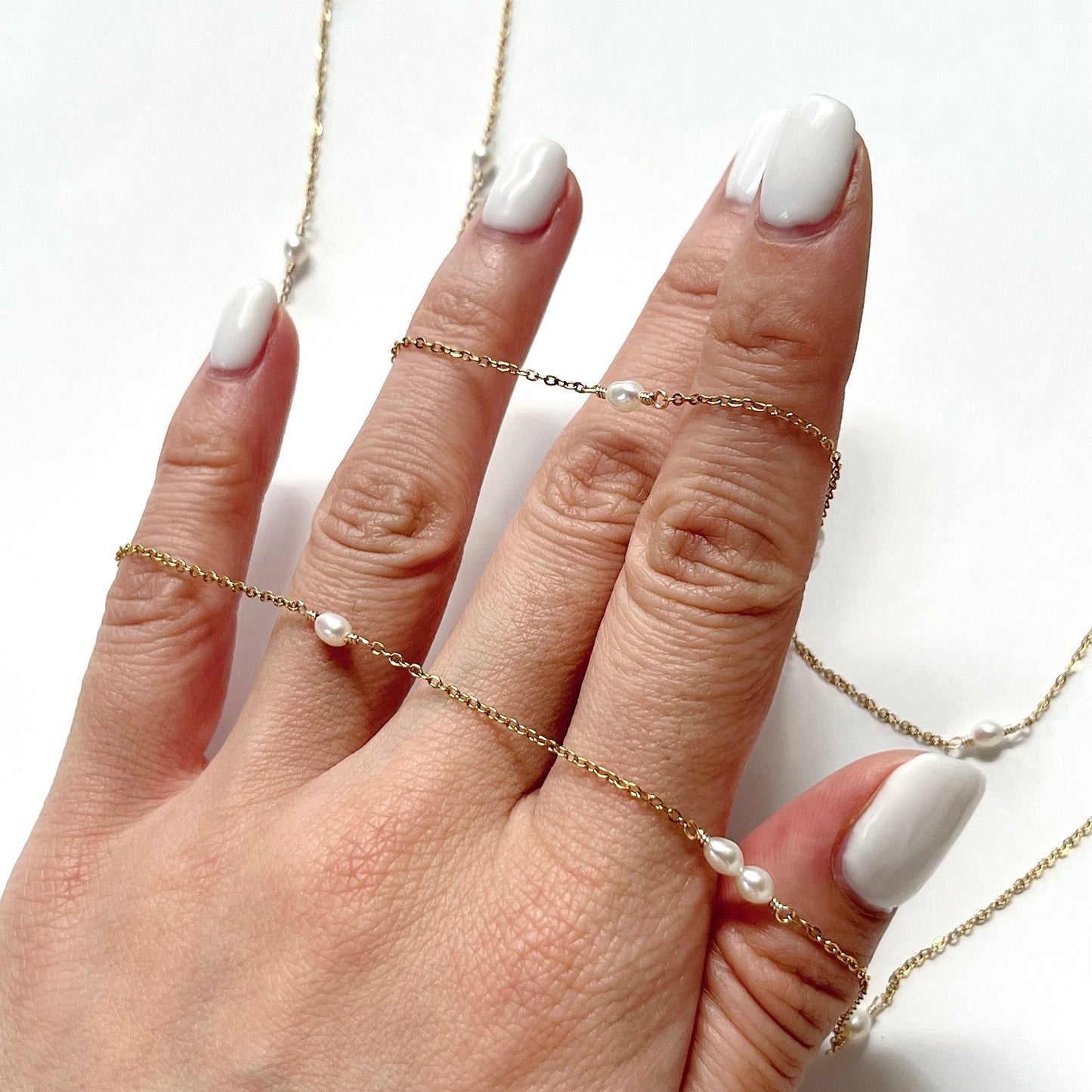 Multi Way Pearl  Necklace