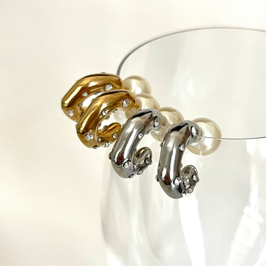 Diamond in the Rough Earrings