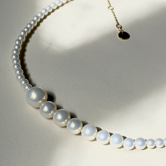 Nuance Sized Pearl Necklace -for Charms-