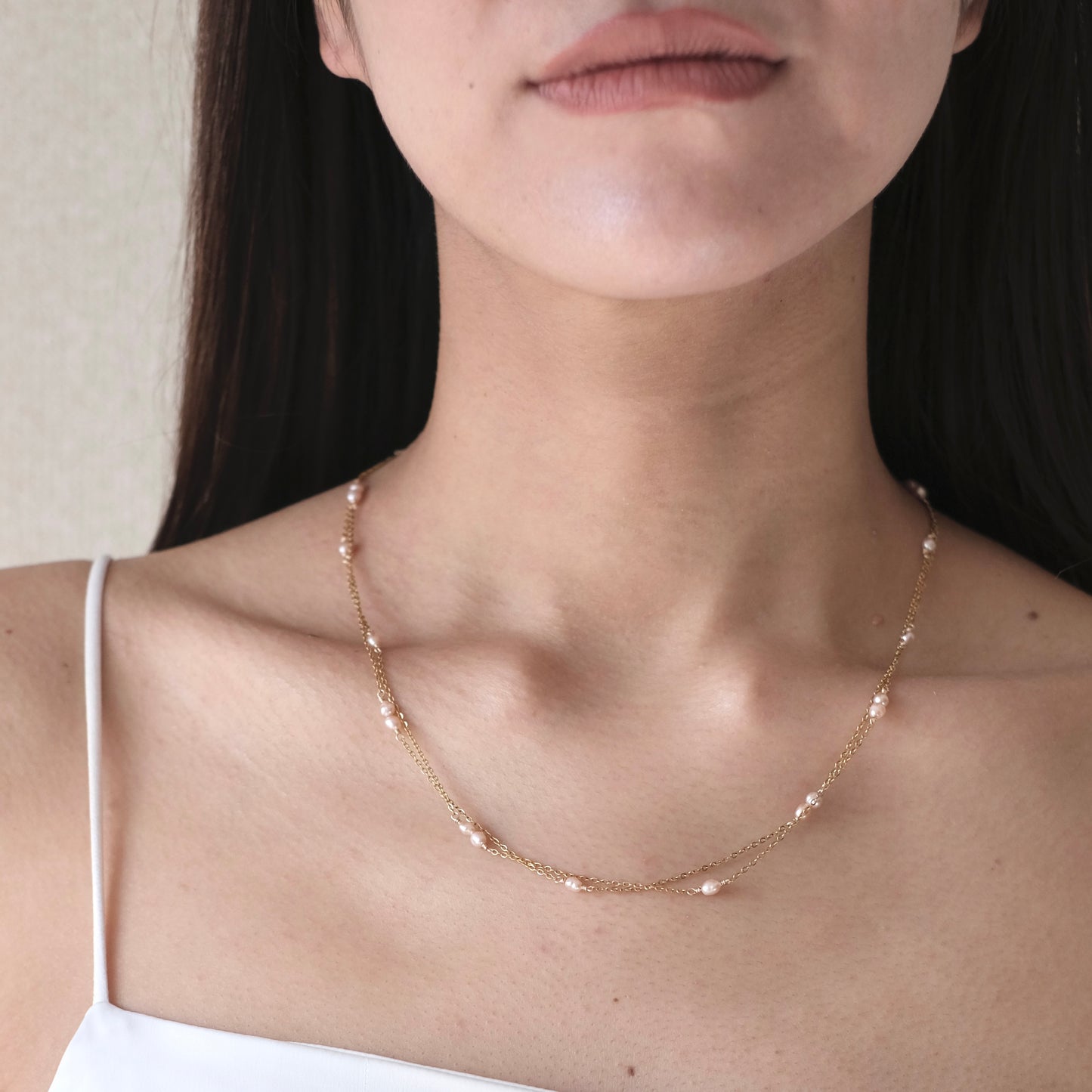 Multi Way Pearl  Necklace