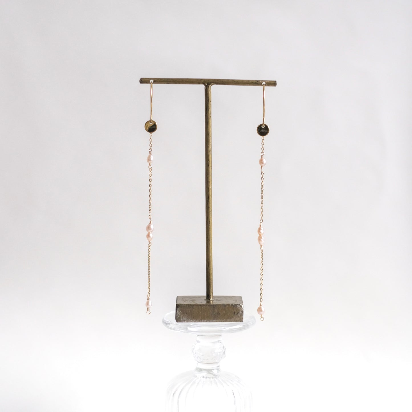 Pearl Chain Pierces ／ Earrings (Clip-on)