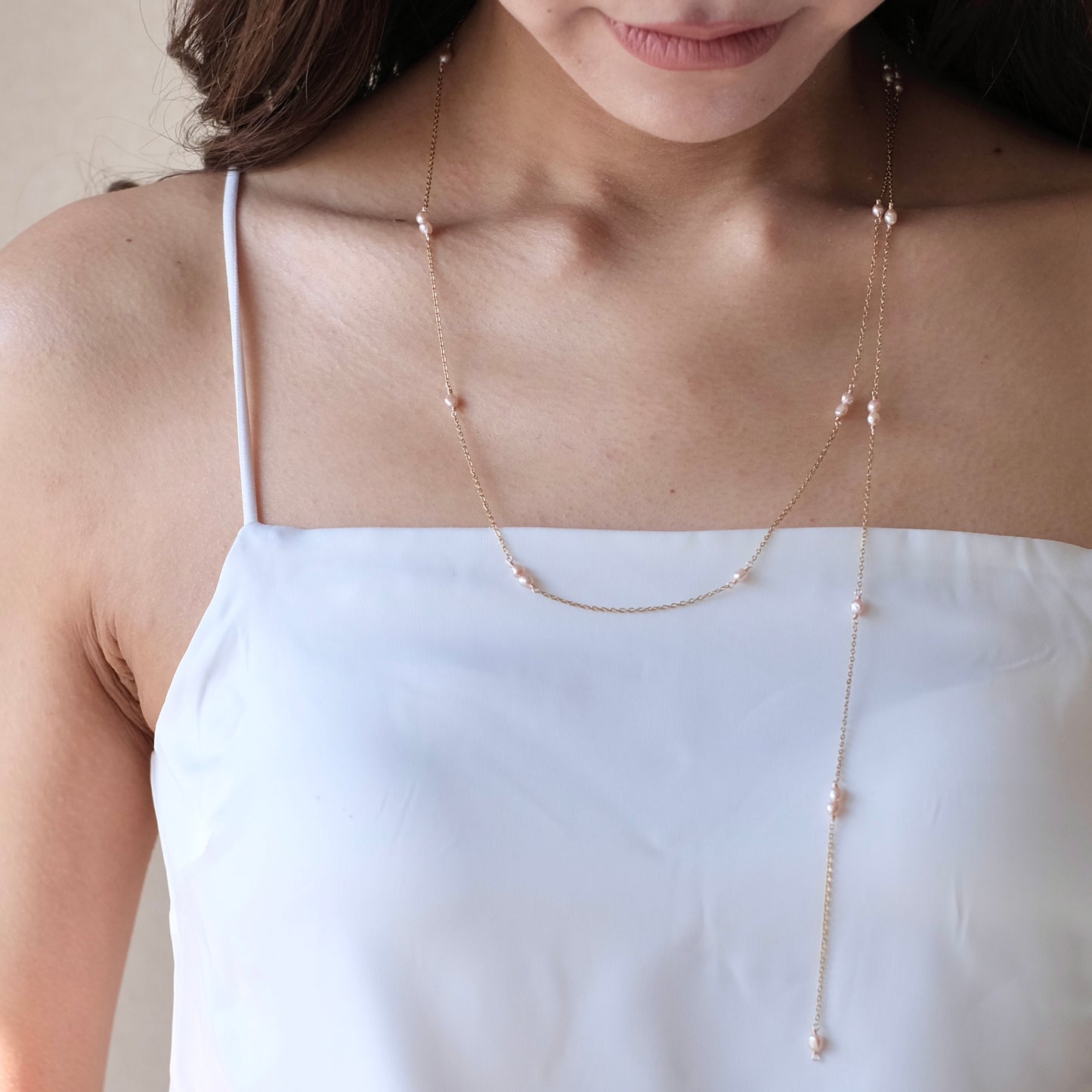 Multi Way Pearl  Necklace