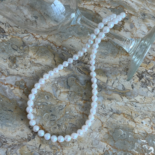 -New- Daily Pearl Necklace -Medium-