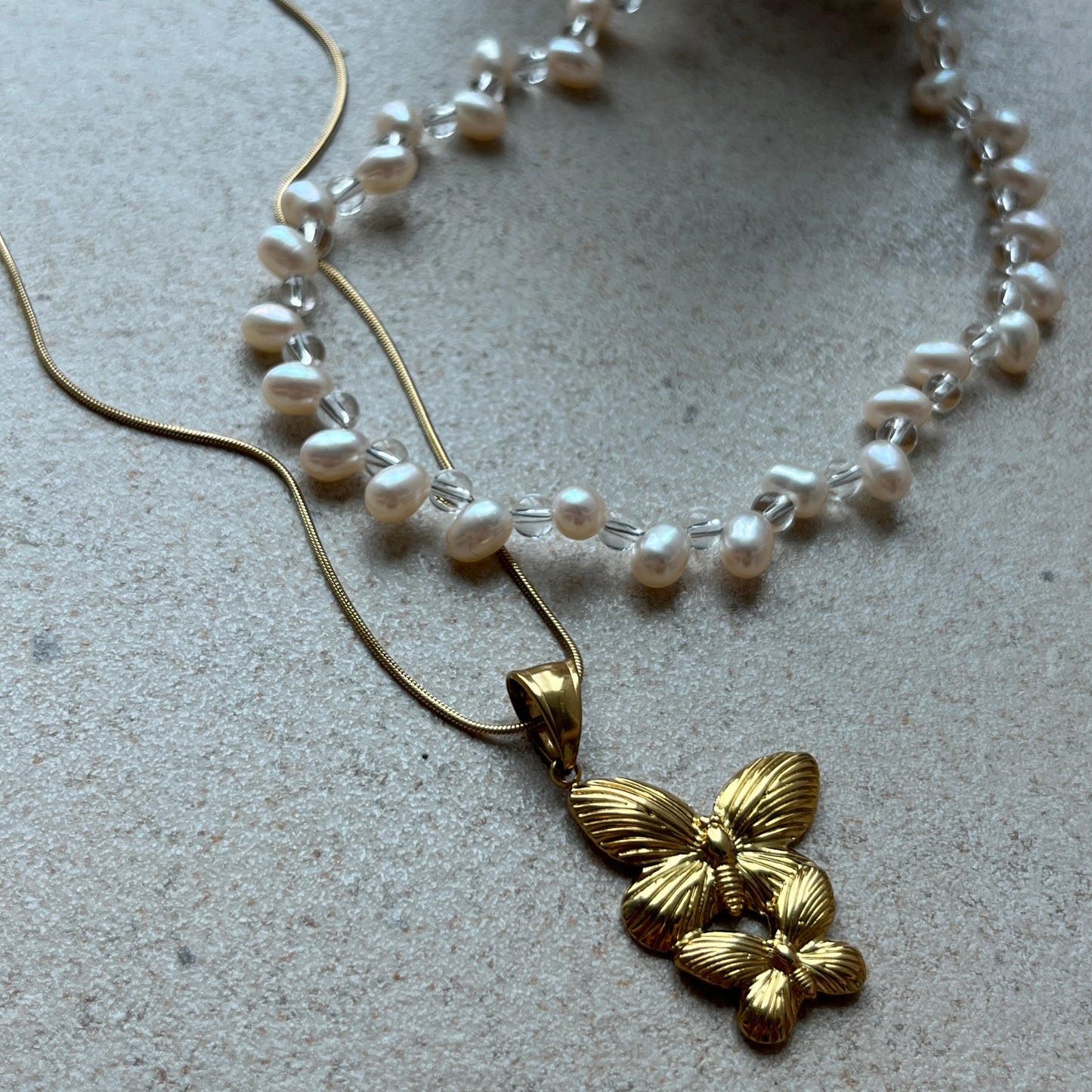 Twin Butterflies Charm