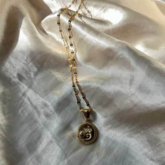 -New- Moon and Sun Charm